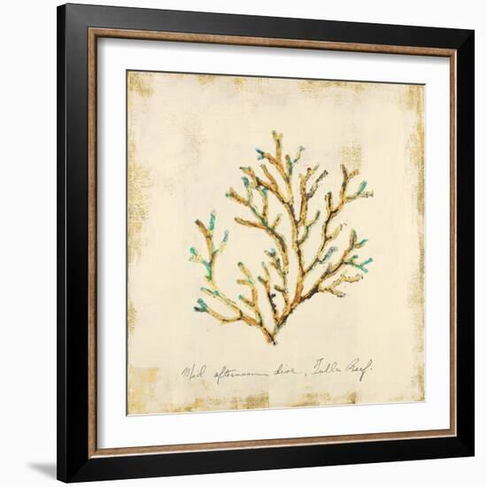 Gilded Ocean Coral-Studio 5-Framed Art Print