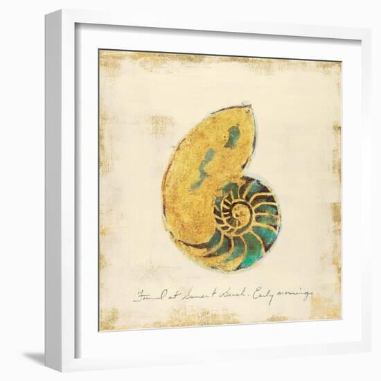 Gilded Ocean Nautilus-Studio 5-Framed Art Print