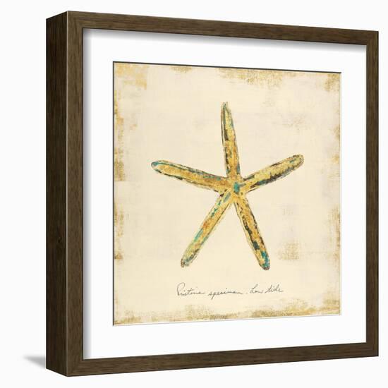 Gilded Ocean Starfish-Studio 5-Framed Art Print