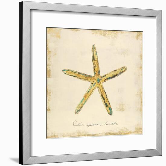 Gilded Ocean Starfish-Studio 5-Framed Art Print