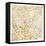 Gilded Paris Map-Laura Marshall-Framed Stretched Canvas