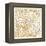 Gilded Paris Map-Laura Marshall-Framed Stretched Canvas