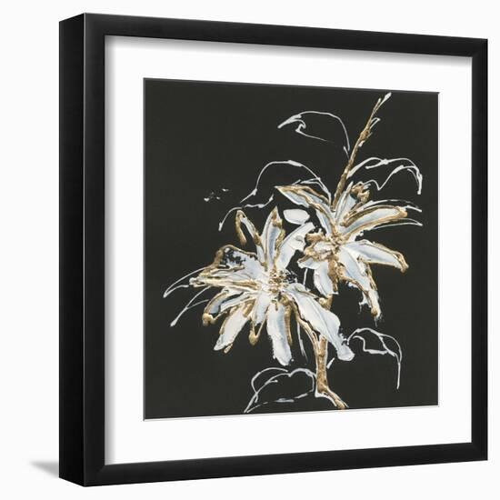 Gilded Poinsettias-Chris Paschke-Framed Art Print