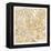 Gilded Rome Map-Laura Marshall-Framed Stretched Canvas