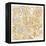 Gilded Rome Map-Laura Marshall-Framed Stretched Canvas