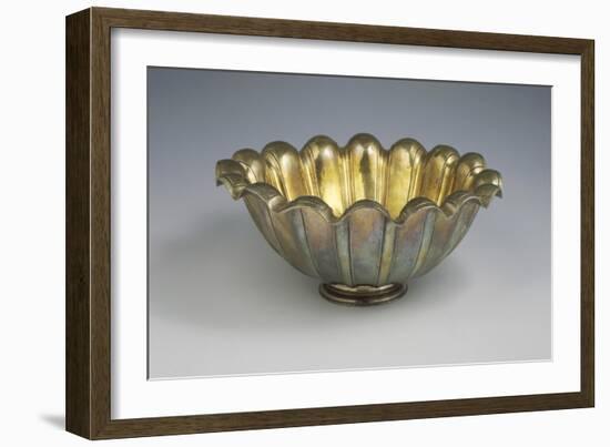 Gilded Silver Basin, 1618-1623-Cornelio Ghiretti-Framed Giclee Print