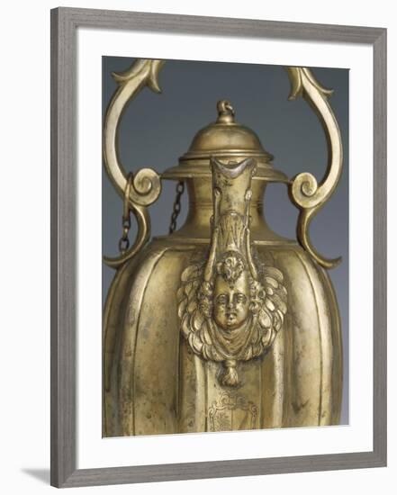 Gilded Silver Pitcher, 1618-1623-Cornelio Ghiretti-Framed Giclee Print