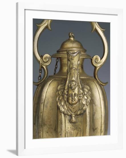 Gilded Silver Pitcher, 1618-1623-Cornelio Ghiretti-Framed Giclee Print