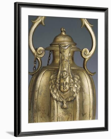 Gilded Silver Pitcher, 1618-1623-Cornelio Ghiretti-Framed Giclee Print