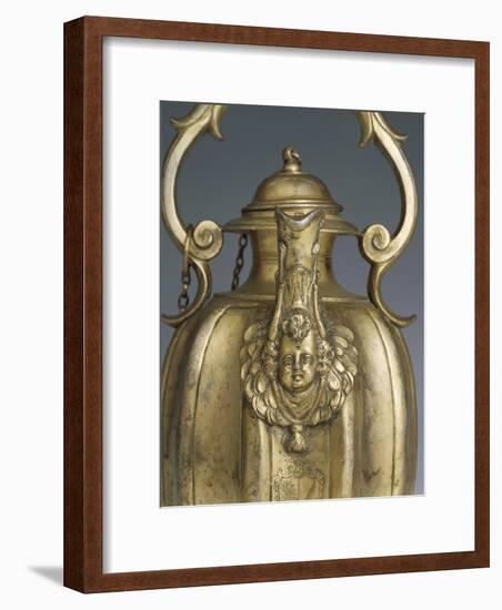 Gilded Silver Pitcher, 1618-1623-Cornelio Ghiretti-Framed Giclee Print