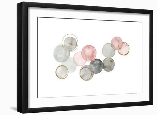 Gilded Spheres II-Grace Popp-Framed Premium Giclee Print