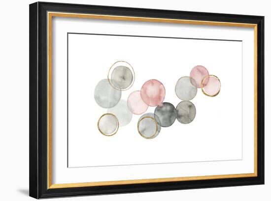 Gilded Spheres II-Grace Popp-Framed Premium Giclee Print