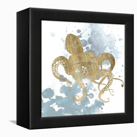 Gilded Splash I-Grace Popp-Framed Stretched Canvas