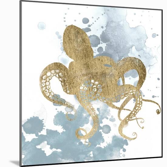 Gilded Splash I-Grace Popp-Mounted Art Print