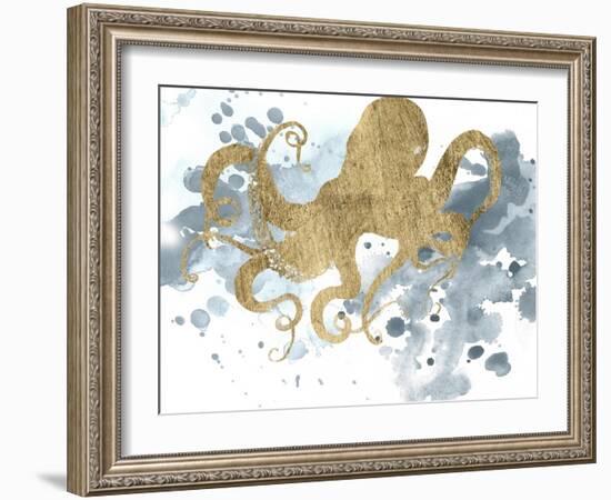 Gilded Splash II-Grace Popp-Framed Art Print