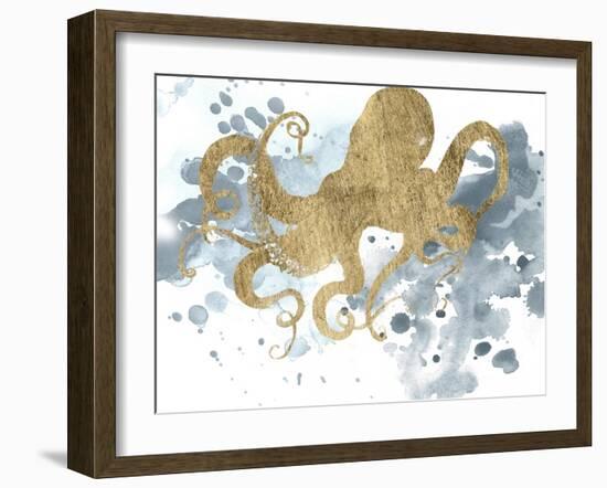 Gilded Splash II-Grace Popp-Framed Art Print