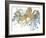 Gilded Splash II-Grace Popp-Framed Art Print