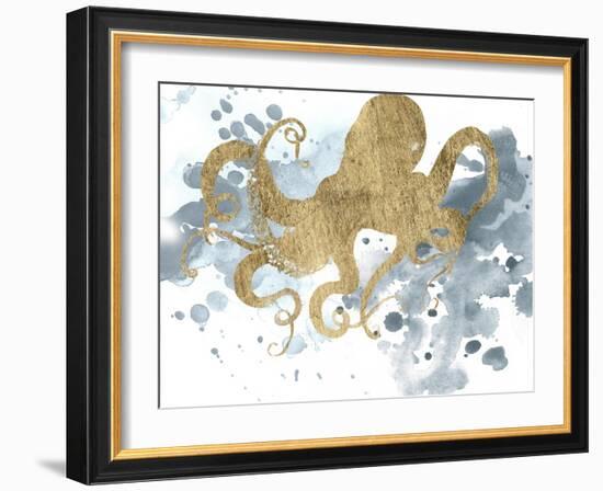 Gilded Splash II-Grace Popp-Framed Art Print