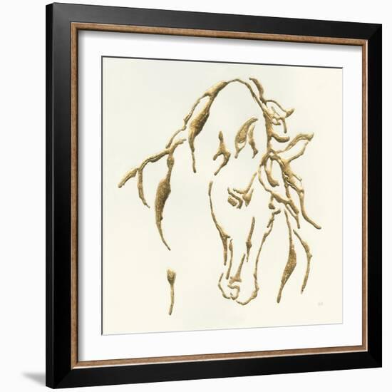 Gilded Stallion-Chris Paschke-Framed Art Print