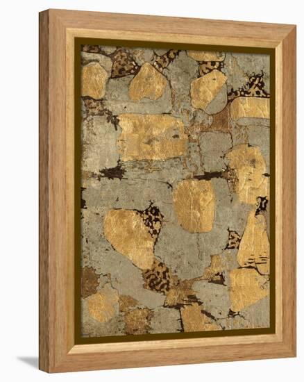 Gilded Stone Gold I-Hugo Wild-Framed Stretched Canvas