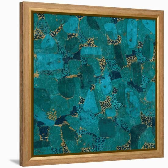 Gilded Stone Turquoise-Hugo Wild-Framed Stretched Canvas