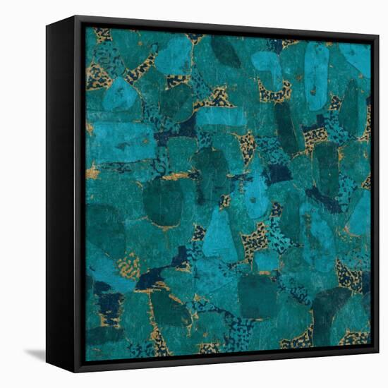 Gilded Stone Turquoise-Hugo Wild-Framed Stretched Canvas