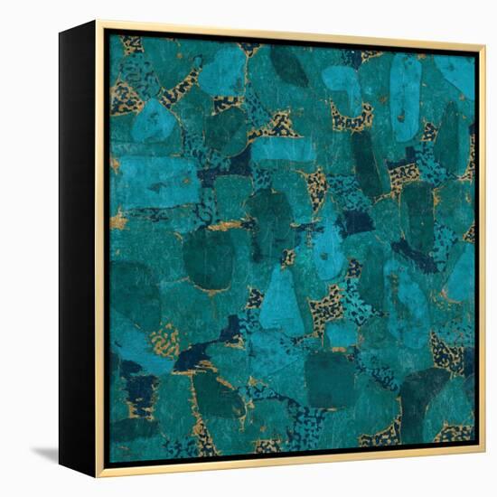 Gilded Stone Turquoise-Hugo Wild-Framed Stretched Canvas