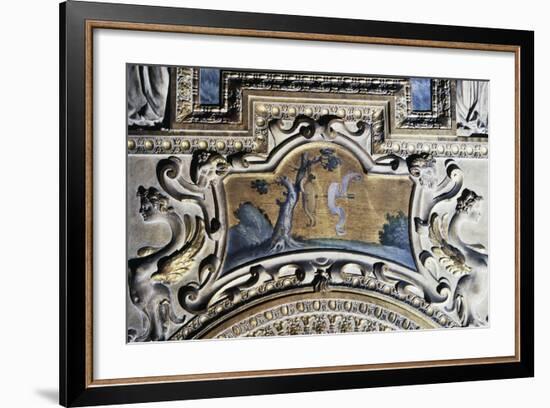 Gilded Stucco Framed Painting from Walls of Farnese Palace-null-Framed Giclee Print