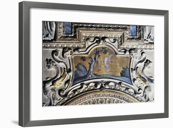 Gilded Stucco Framed Painting from Walls of Farnese Palace-null-Framed Giclee Print