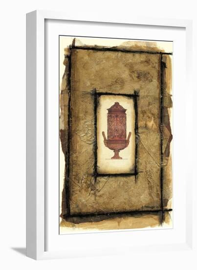 Gilded Urn I-Jennifer Goldberger-Framed Art Print