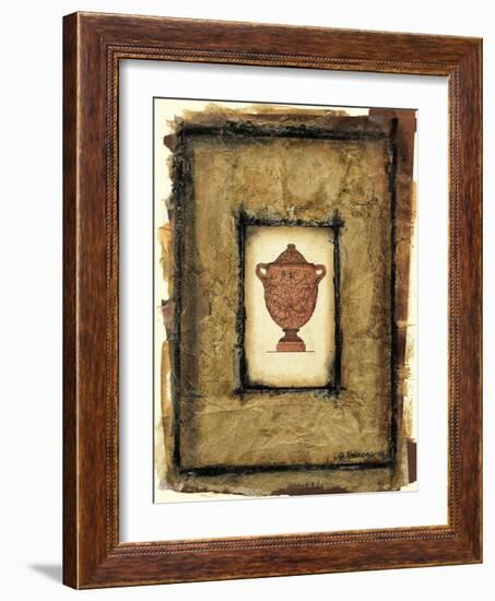 Gilded Urn II-Jennifer Goldberger-Framed Art Print