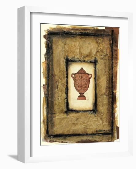 Gilded Urn II-Jennifer Goldberger-Framed Art Print