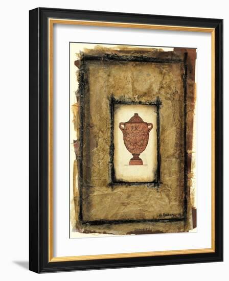 Gilded Urn II-Jennifer Goldberger-Framed Art Print