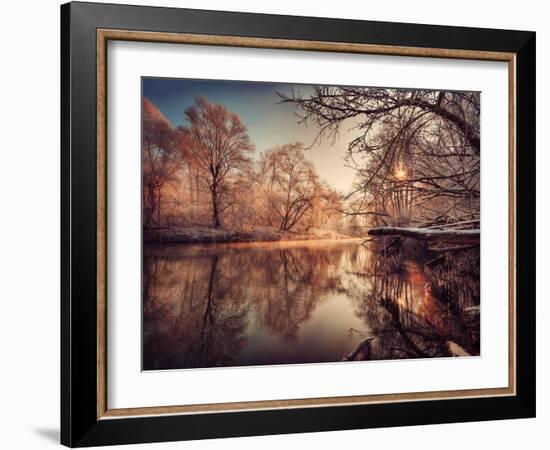 Gilding-Philippe Sainte-Laudy-Framed Photographic Print