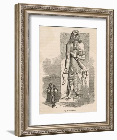 Gilgamesh the Sumerian King of Uruk-null-Framed Photographic Print