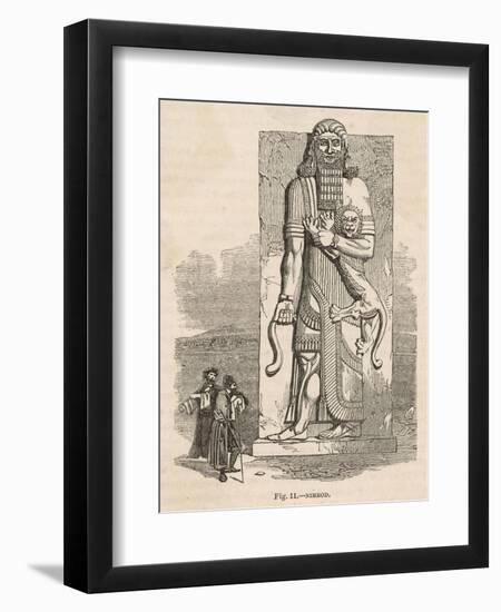 Gilgamesh the Sumerian King of Uruk-null-Framed Photographic Print