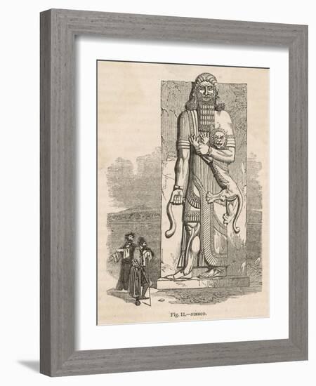 Gilgamesh the Sumerian King of Uruk-null-Framed Photographic Print