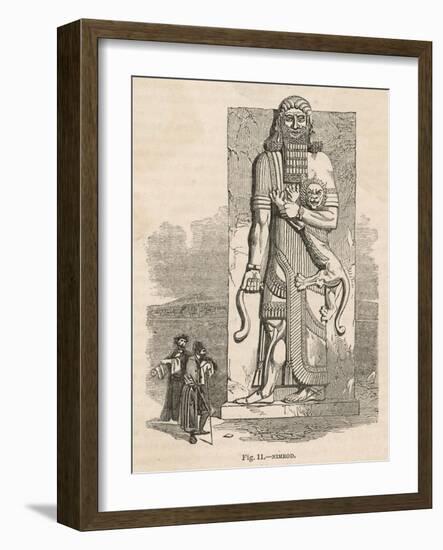 Gilgamesh the Sumerian King of Uruk-null-Framed Photographic Print