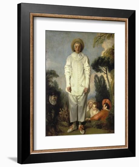 Gilles, about 1718-19-Jean Antoine Watteau-Framed Giclee Print