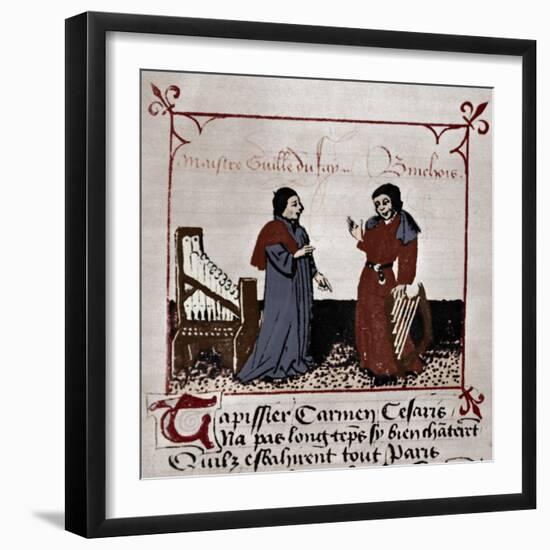 Gilles Binchois (right) Franco-Flemish-Unknown Artist-Framed Giclee Print