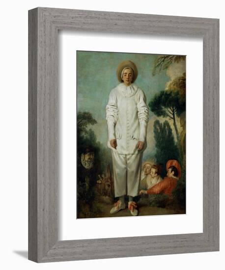 Gilles, Circa 1718/19-Jean Antoine Watteau-Framed Giclee Print