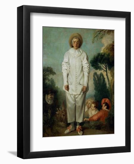 Gilles, Circa 1718/19-Jean Antoine Watteau-Framed Giclee Print