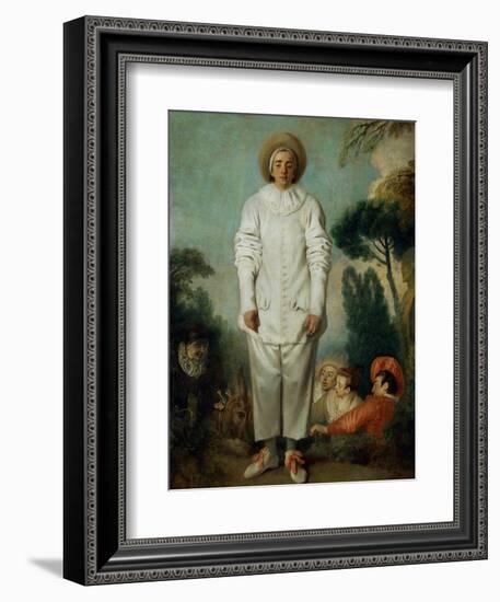 Gilles, Circa 1718/19-Jean Antoine Watteau-Framed Giclee Print