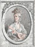 'Portrait of Madame Huet', c18th century-Gilles Demarteau-Framed Giclee Print