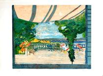 Le port de Sainte Maxime-Gilles Gorriti-Framed Limited Edition