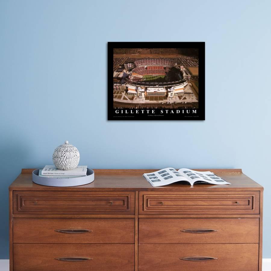 Gillette Stadium Foxboro Massachusetts Art Print By Com