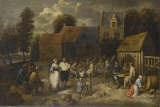 Peasants Drinking and Smoking in an Inn-Gillis Van Tilborch-Giclee Print