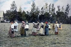 A Religious Procession in a Village, Russia, C1890-Gillot-Giclee Print