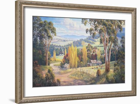 Gilmore Valley Gold-John Bradley-Framed Giclee Print