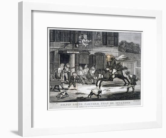 Gilpin Going Farther Than He Intended, 1784-Smith-Framed Giclee Print